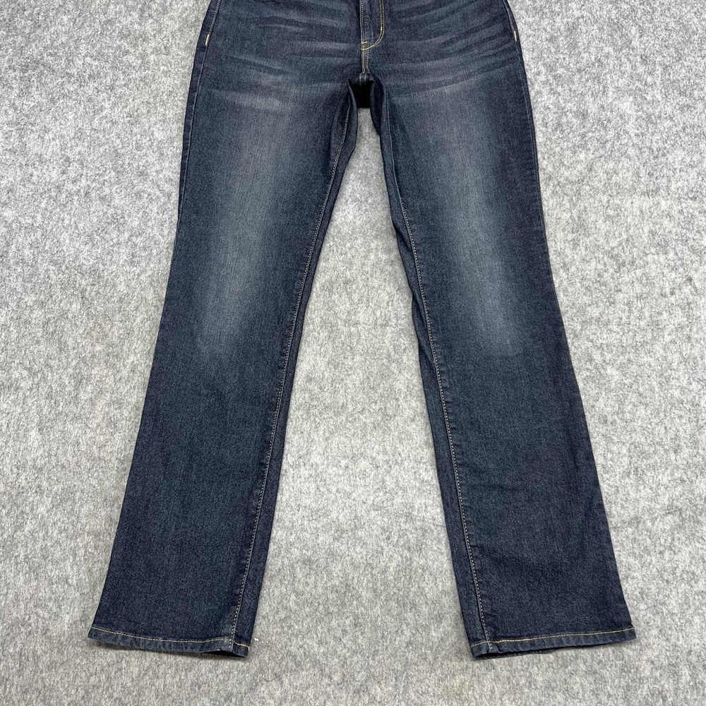 Signature Levi Strauss Jeans Women 10M Blue Modern Straight Stretch Denim Pants - Picture 8 of 16